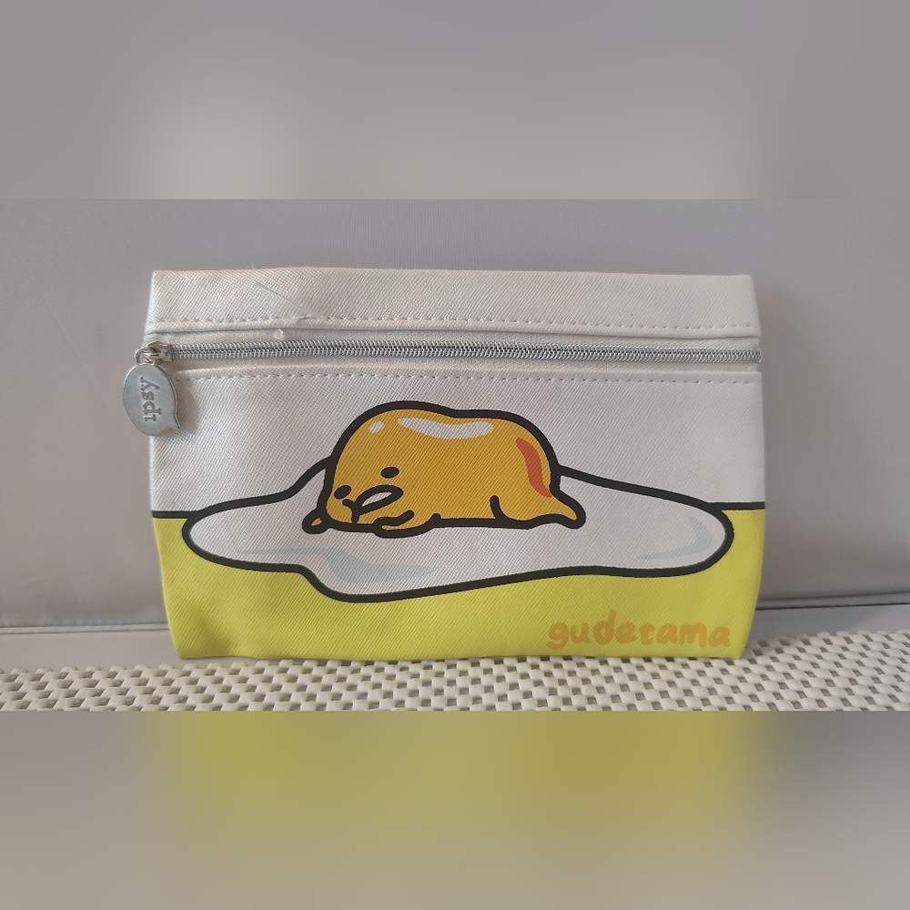 Sanrio Gudetama The Lazy Egg Pouch Wallet Purse Bag Ipsy